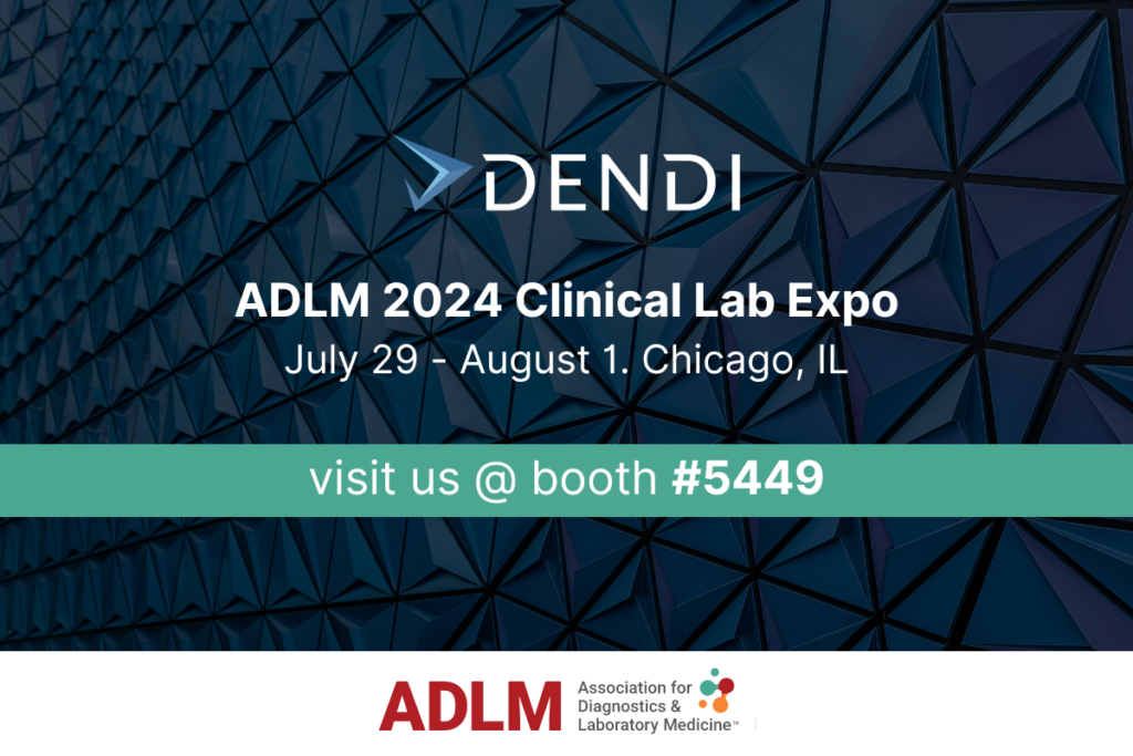 Dendi ADLM Clinical Lab Expo Banner